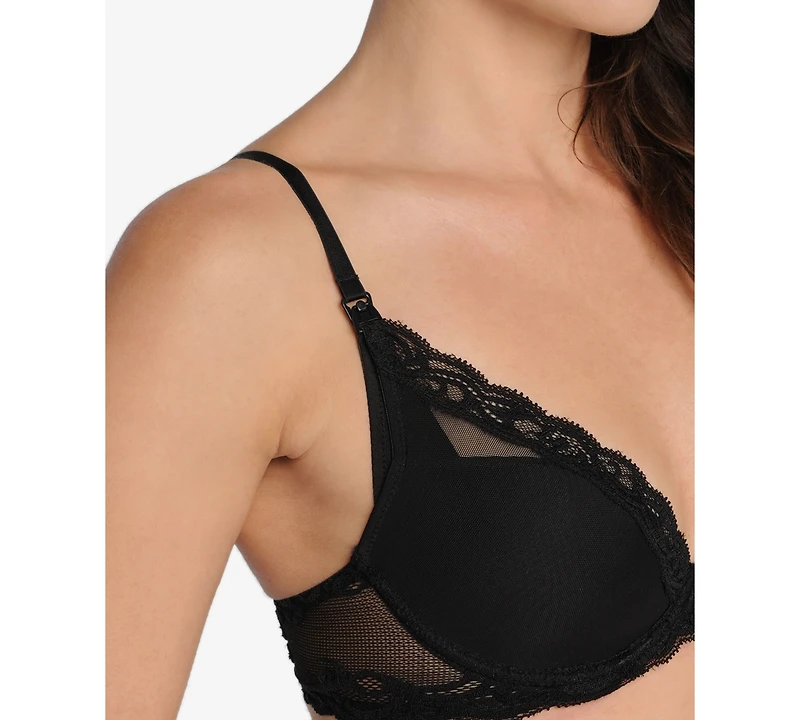 Natori Feathers Nursing Plunge Contour Underwire Bra 730023M