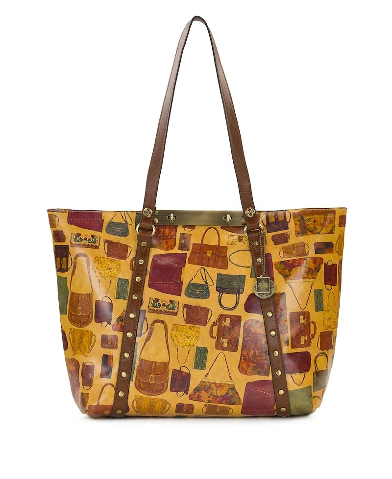 Patricia Nash Benvenuto Smooth Leather Tote