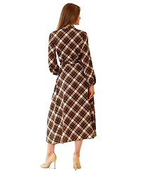 julia jordan Women's Long-Sleeve Shirtdress