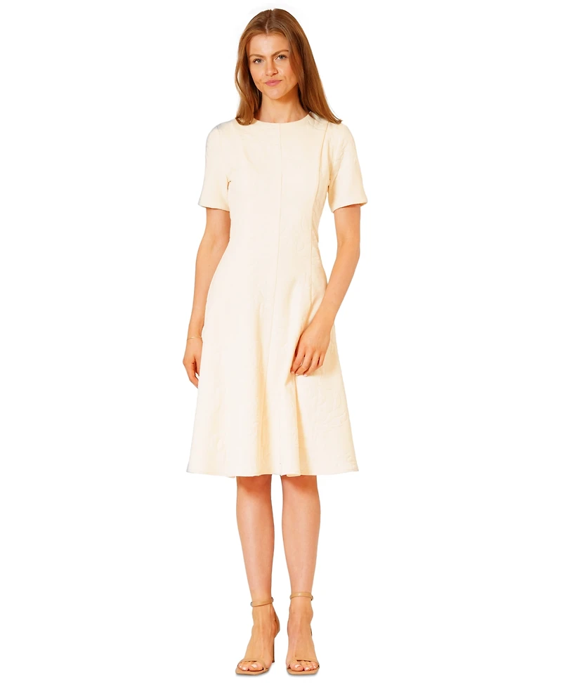 julia jordan Women's Short-Sleeve Knit Dress