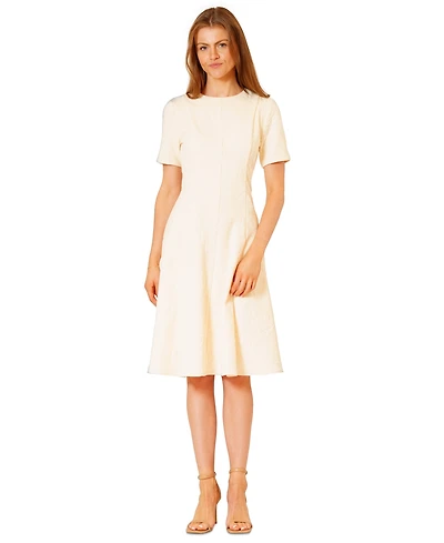 julia jordan Women's Short-Sleeve Knit Dress