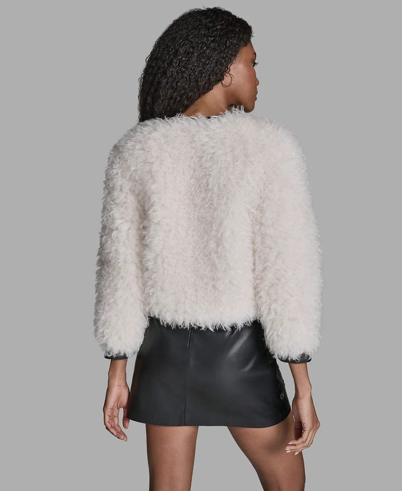 Bcbg Women's Cropped 3/4-Sleeve Jacket