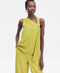 I.n.c. International Concepts Women's Sleeveless Scarf Top, Macy's Exclusive