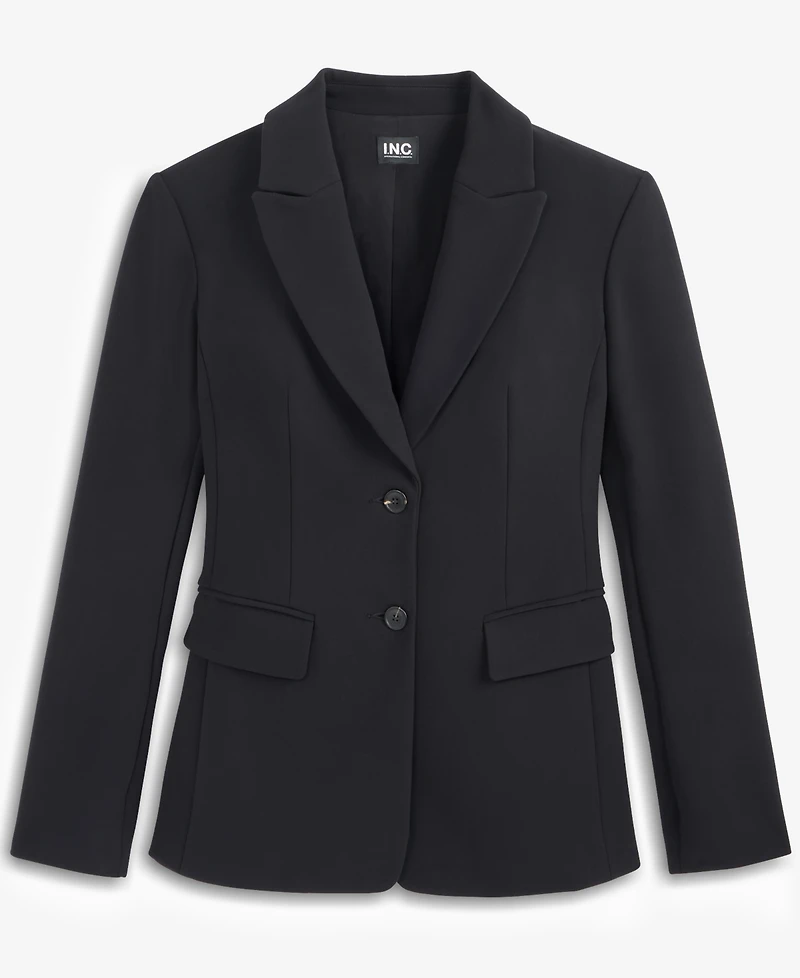I.n.c. International Concepts Women's Nipped-Waist Two-Button Blazer, Macy's Exclusive