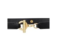 Lauren Ralph Women's Toggle Skinny Belt