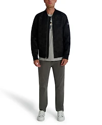 Karl Lagerfeld Paris Men's Camo Bomber Jacket