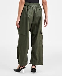 Bar Iii Women's Olive Barrel-Leg Pants, Macy's Exclusive