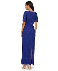 Adrianna Papell Women's Soutache Column Maxi Dress