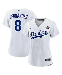 Nike Women's Enrique Hernandez White Los Angeles Dodgers 2025 World Series Home Replica Player Jersey