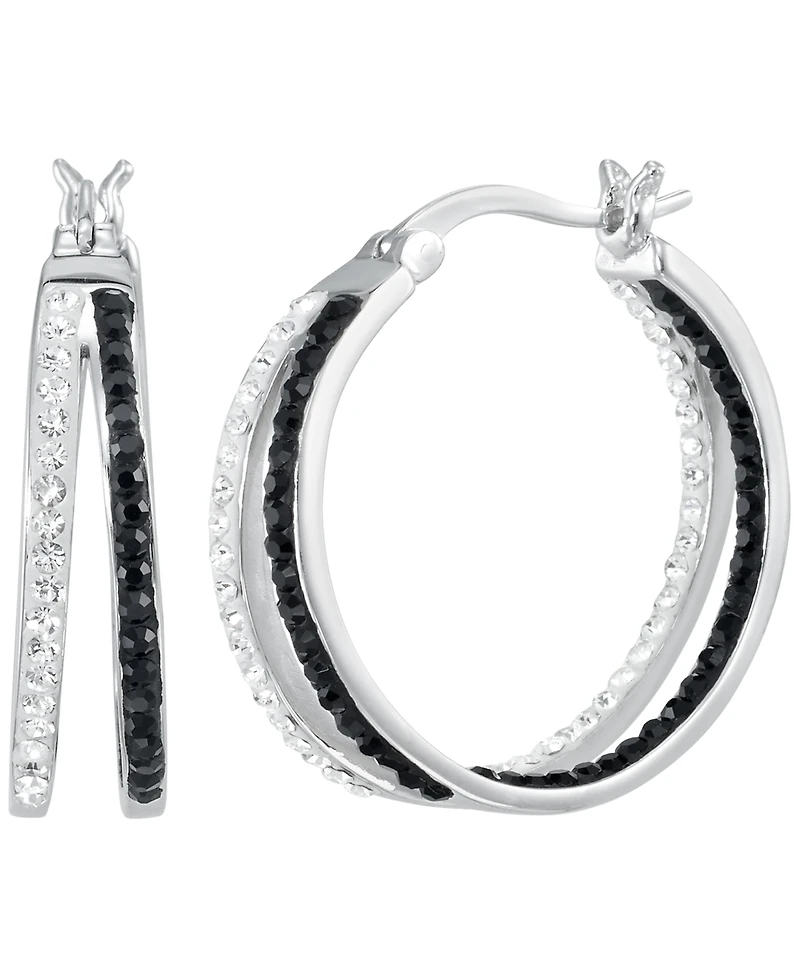 Macy's Cubic Zirconia Round Hoop Earrings (1.16 ct. t.w.)