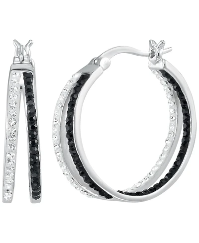 Macy's Cubic Zirconia Round Hoop Earrings (1.16 ct. t.w.)
