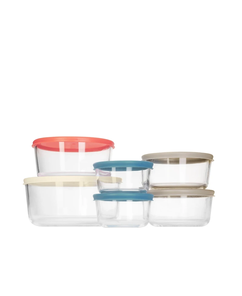 Art & Cook 12-Piece Glass Food Storage Container Set