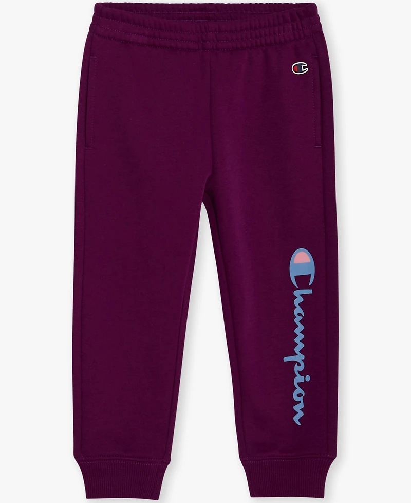 Champion Toddler Girls 2-Piece Pull-On Hoodie and Joggers Set