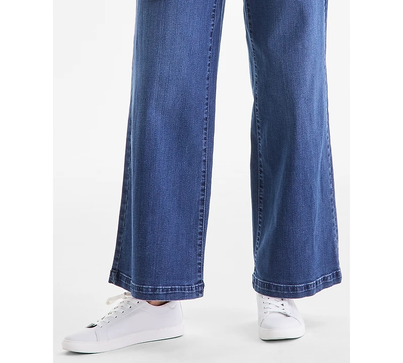 Style & Co Women's High-Rise Wide-Leg Jeans, Macy's Exclusive