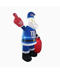 Logo Brands New York Giants 7' Inflatable Santa
