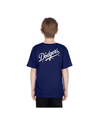 New Era Big Boys and Girls Royal Los Angeles Dodgers Stars Cap T-Shirt