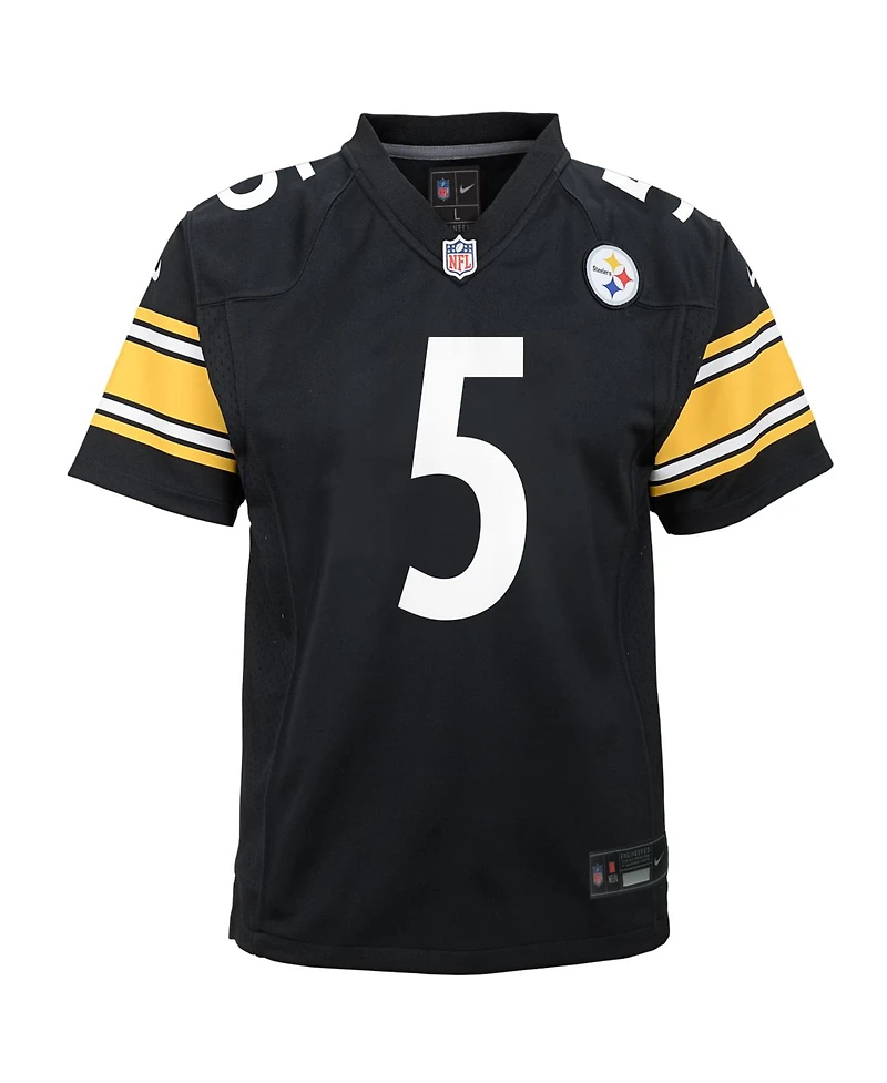 Nike Big Boys and Girls Jalen Ramsey Black Pittsburgh Steelers Team Game Jersey