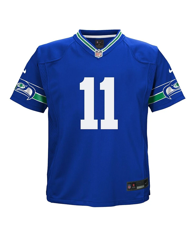 Nike Preschool Jaxon Smith-Njigba Royal Seattle Seahawks Alternate Player Game Jersey