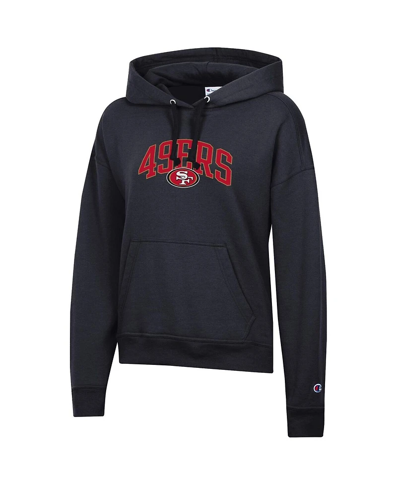 Champion Women's Black San Francisco 49ers Powerblend Hoodie