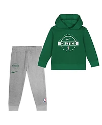 Nike Toddler 2-Piece Kelly Green Boston Celtics Team Logo Club Fleece Hoodie and Sweatpants Set