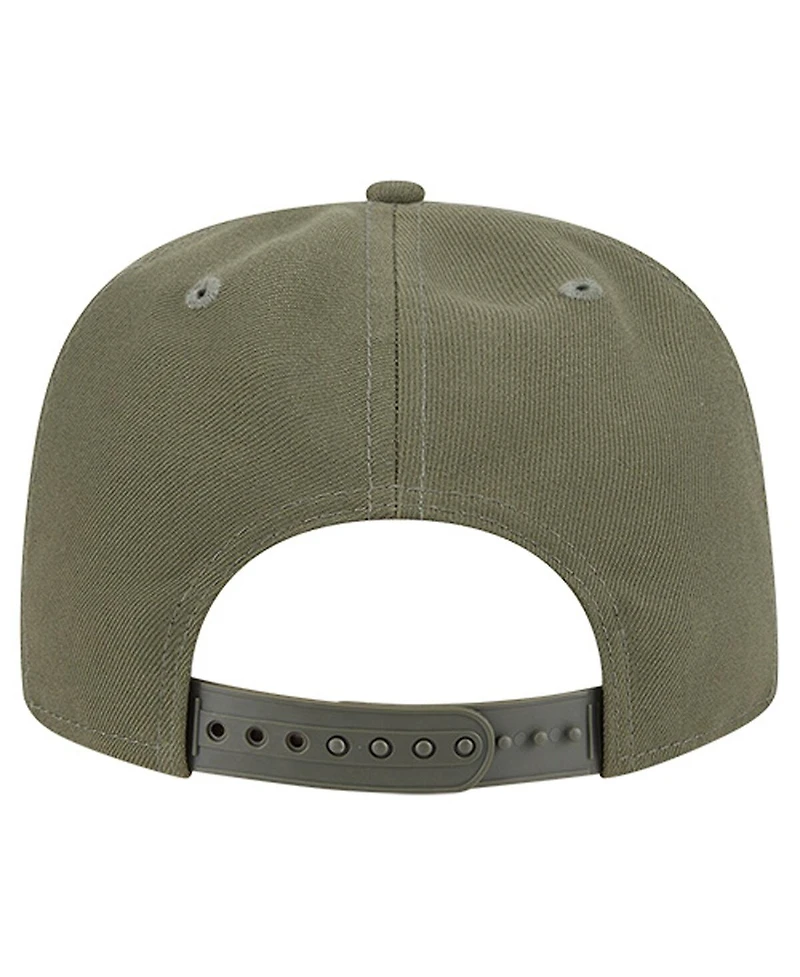 New Era Big Boys and Girls Olive Minnesota Vikings Color Pack A-Frame 9FIFTY Snapback Hat