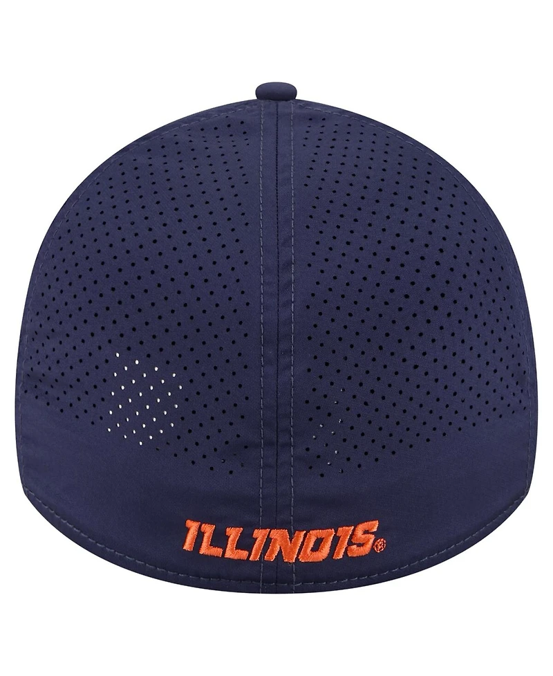 New Era Men's Navy Illinois Fighting Illini Rope 39THIRTY Flex Hat