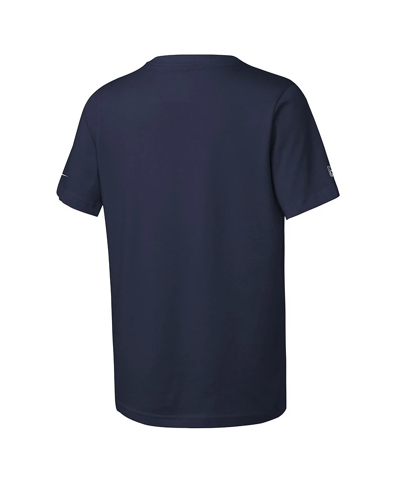 Nike Big Boys and Girls Navy Dallas Cowboys Sideline Team Issue T-Shirt