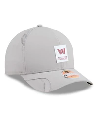 New Era Men's Gray Washington Commanders 2025 Sideline M-Crown 9FORTY Adjustable Hat