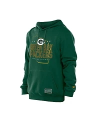 New Era Men's Green Bay Packers Combine Authentic Local State Throwback Hoodie