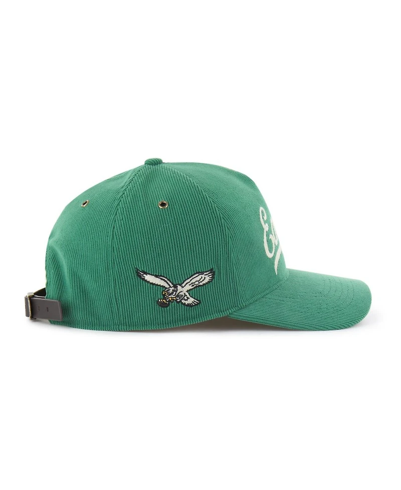 '47 Brand Men's Kelly Green Philadelphia Eagles Golden Age Corduroy Hitch Adjustable Hat
