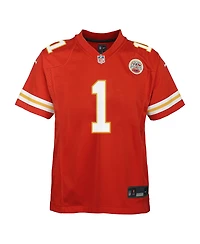 Nike Big Boys and Girls Xavier Worthy Red Kansas City Chiefs Team Game Jersey