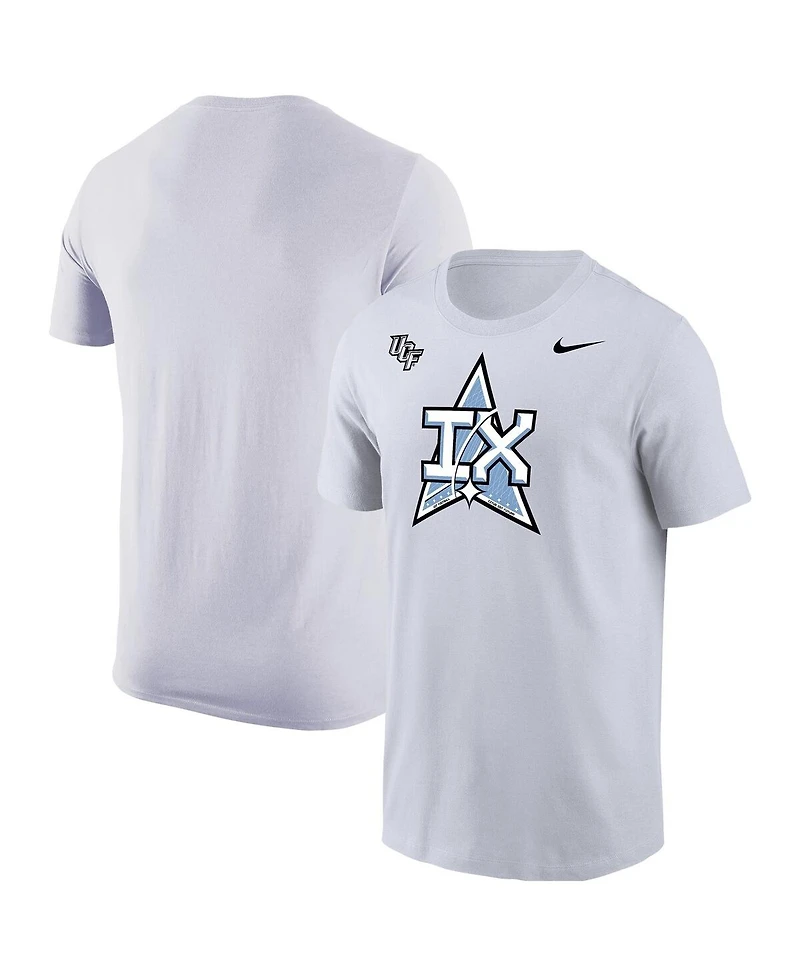 Nike Men's White Ucf Knights 2025 Space Game Patch Core T-Shirt