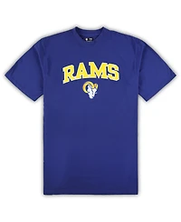 Concepts Sport Men's Royal/Heather Gray Los Angeles Rams Big Tall Top Pajama Pants Sleep Set