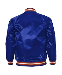 Mitchell & Ness Big Boys and Girls Royal New York Mets Cooperstown Collection Raglan Satin Full-Snap Jacket