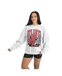 Gameday Couture Women's Gray Atlanta Falcons Heritage Premium Fleece Pullover Sweatshirt