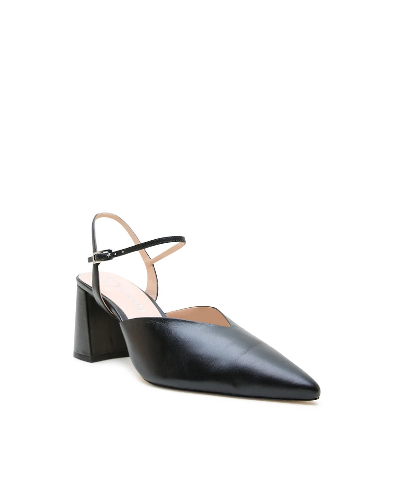 Alterre Women's Black Suede Jackie Customizable Platform