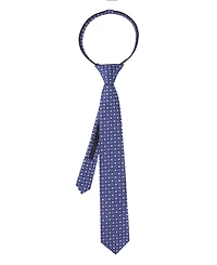 Tommy Hilfiger Boys Classic Pattern Zipper Tie