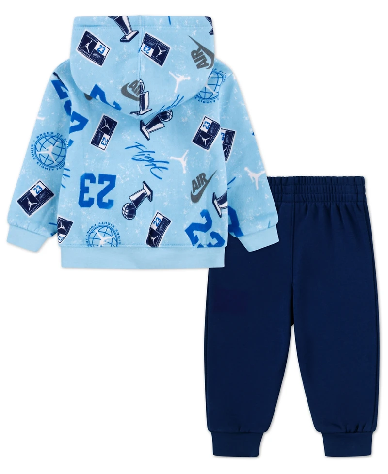 Jordan Baby Boys Street Champ Pull-On Hoodie and Joggers, 2-Piece Set