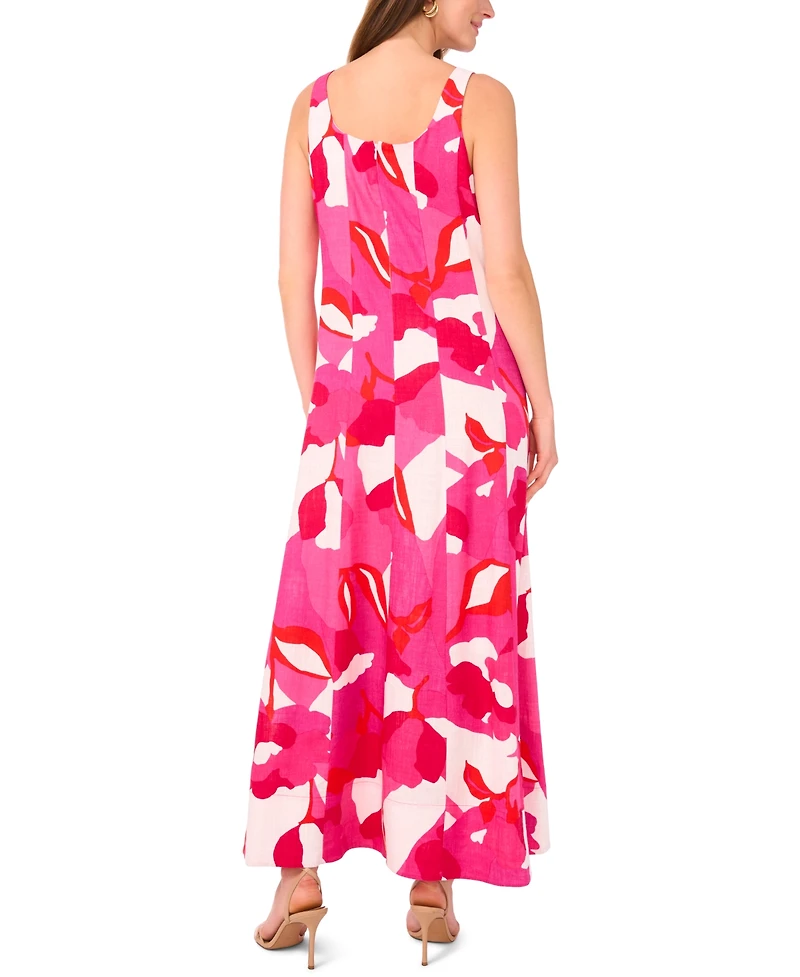 Msk Women's Sleeveless Fit & Flare Maxi Dress