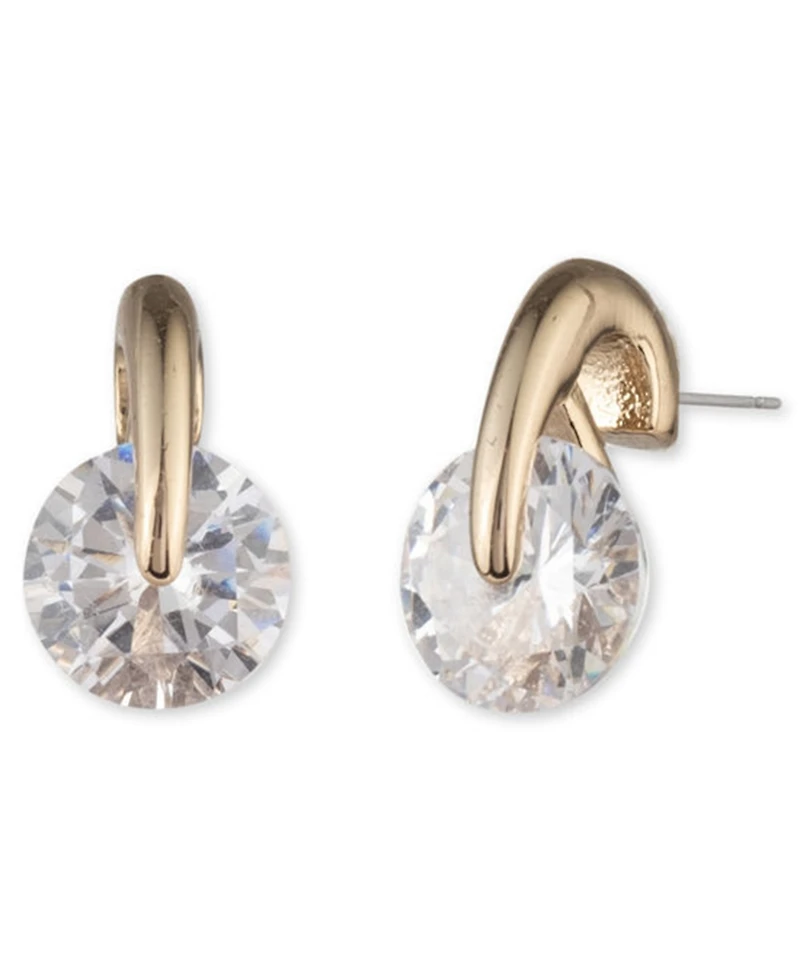 Givenchy 2-Pc. Set Color Floating Stone & Crystal Cuff Bangle Bracelet Matching Stud Earrings