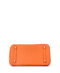 Pre-Owned HERMES Birkin 30 Handbag Orange Epsom with Gold Hardware