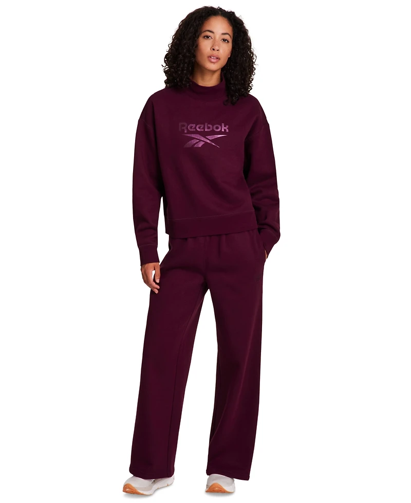 Reebok Women's Tonal Wide Leg Sweatpants
