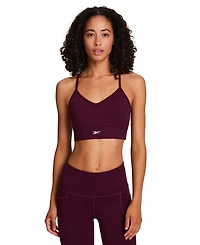 Reebok Women's Id Train Tri-Back Mid-Impact Sports Bra
