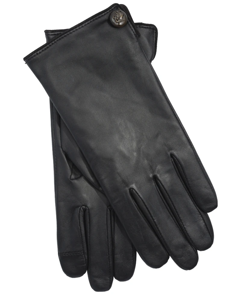 Lauren Ralph Horse Button Touch Glove
