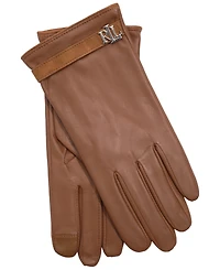 Lauren Ralph Logo Belt Leather Touch Glove