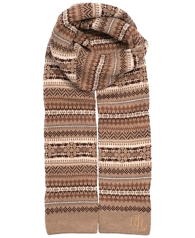 Lauren Ralph Lauren Tonal Fair Isle Scarf