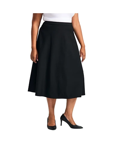 Avenue Women's Jada Ponte Swing Skirt
