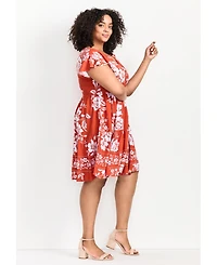 Avenue Women's Plus Unwind Tiers Dress