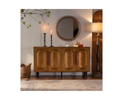 Casainc Storage Kitchen Cabinet With Adjustable Shelf