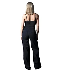 Blue Revival Women's Selena Mid Rise Wide Leg Jeans